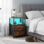 Metal Bedside Table-419551705