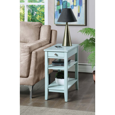 Carbin End Table with Drawer and Shelves