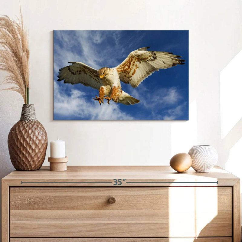 Brampt Hawk Attack, 16" H x 24" W