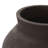 Rustic Earth Cement Vase, Antique Brown Finish, 15.75" Decorative Accent-86184060