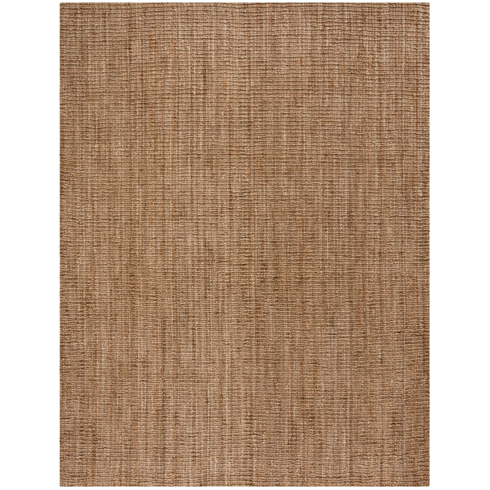 Alda Jute Natural / Gray Area Rug, Rectangle 11' x 15'