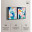 Ensemble de décoration murale « Hues of Serenity » sur toile, couleur rose coucher de soleil, par Art Remedy, cadre noir, 10 x 15-1667048389-1667047992