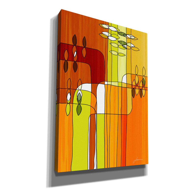 «Uplift II» par James Burghardt, art mural sur toile, H 16 po x l 12 po x P 0,75 po
