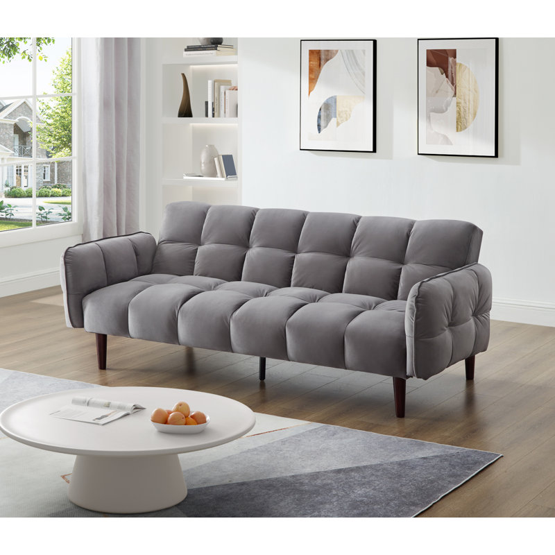 80 po Velours doux touffeté Klick Klack, Velours gris foncé