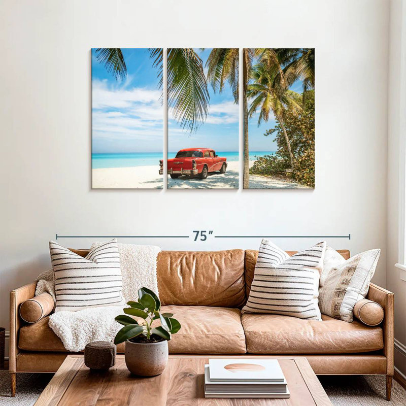 Voiture rétro Mehar Varadero Beach, H 36 po x l 57 po
