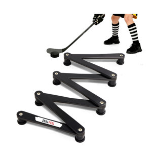 Zealfeel Hockey Training Equipment, 5-Section Adjustable Stickhandling Trainer, Aid for Puck Control, Speed & Coordination, Portable & Foldable Hockey Training Equipment for On & Off Ice Practice