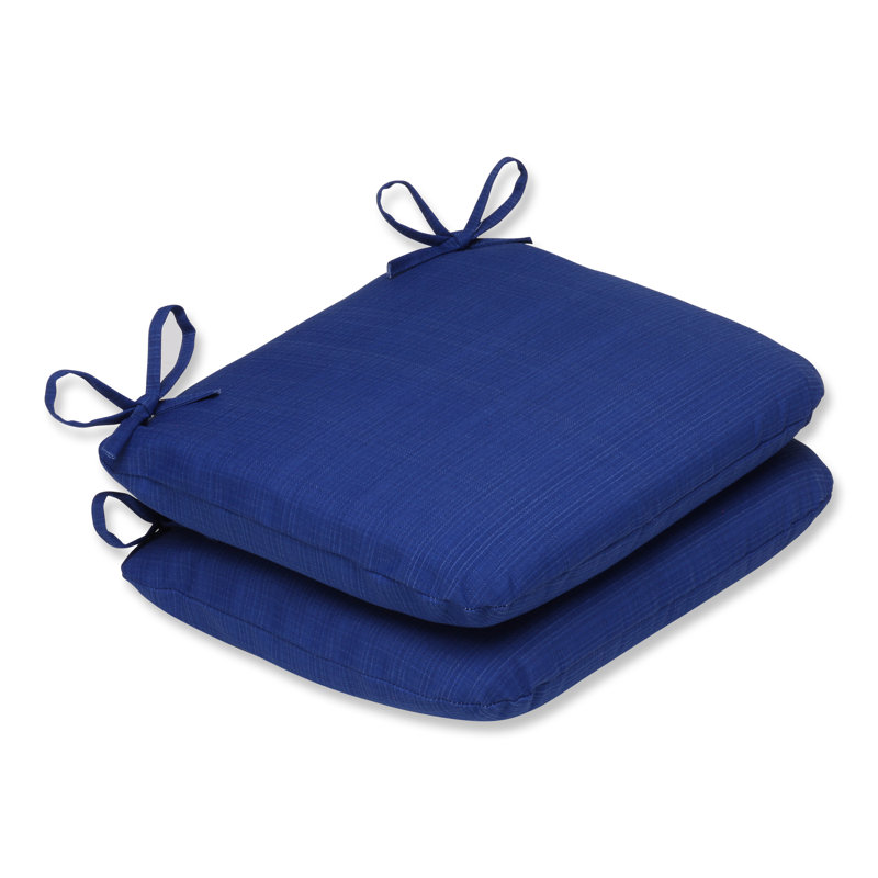 Amarina Outdoor 3'' Dining Chair Cushion, Navy