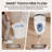DeerValley ADA Height Elongated Smart Toilet Bidet with Lady & Rear Wash, MAP 1000g Powerful Flush, Tankless Design, Heated Seat, Foot Kick Auto Flush & Remote Control-122511926-113957147