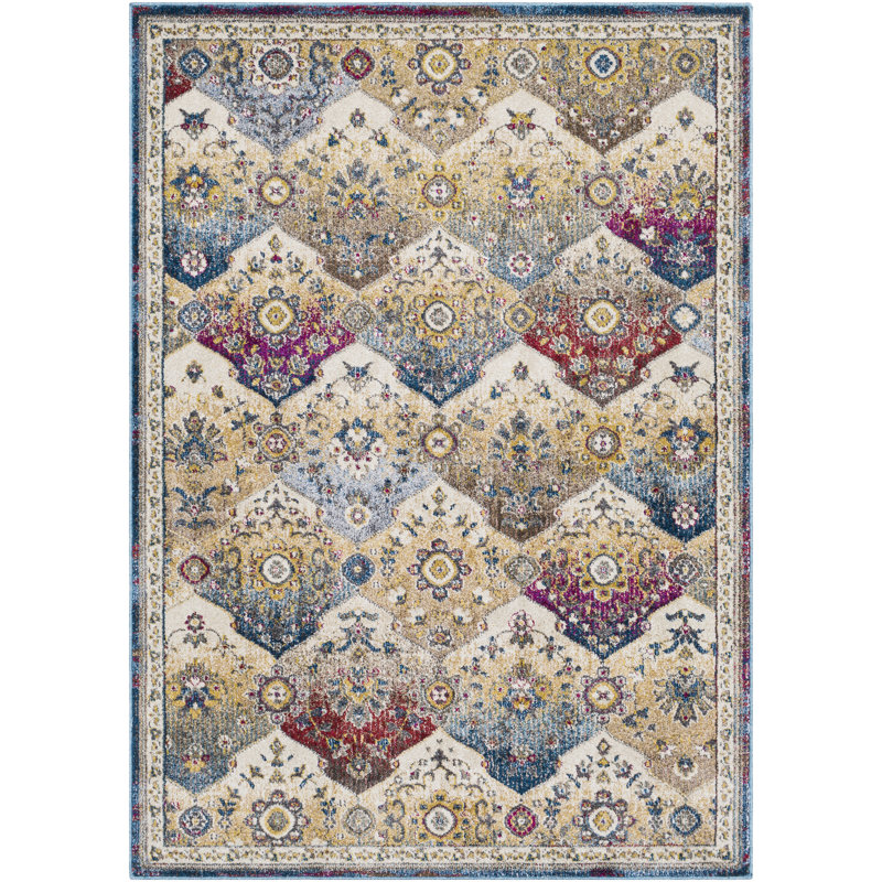 Scottville Geometric Indoor Rug, Rectangle 9'3" x 12'3"
