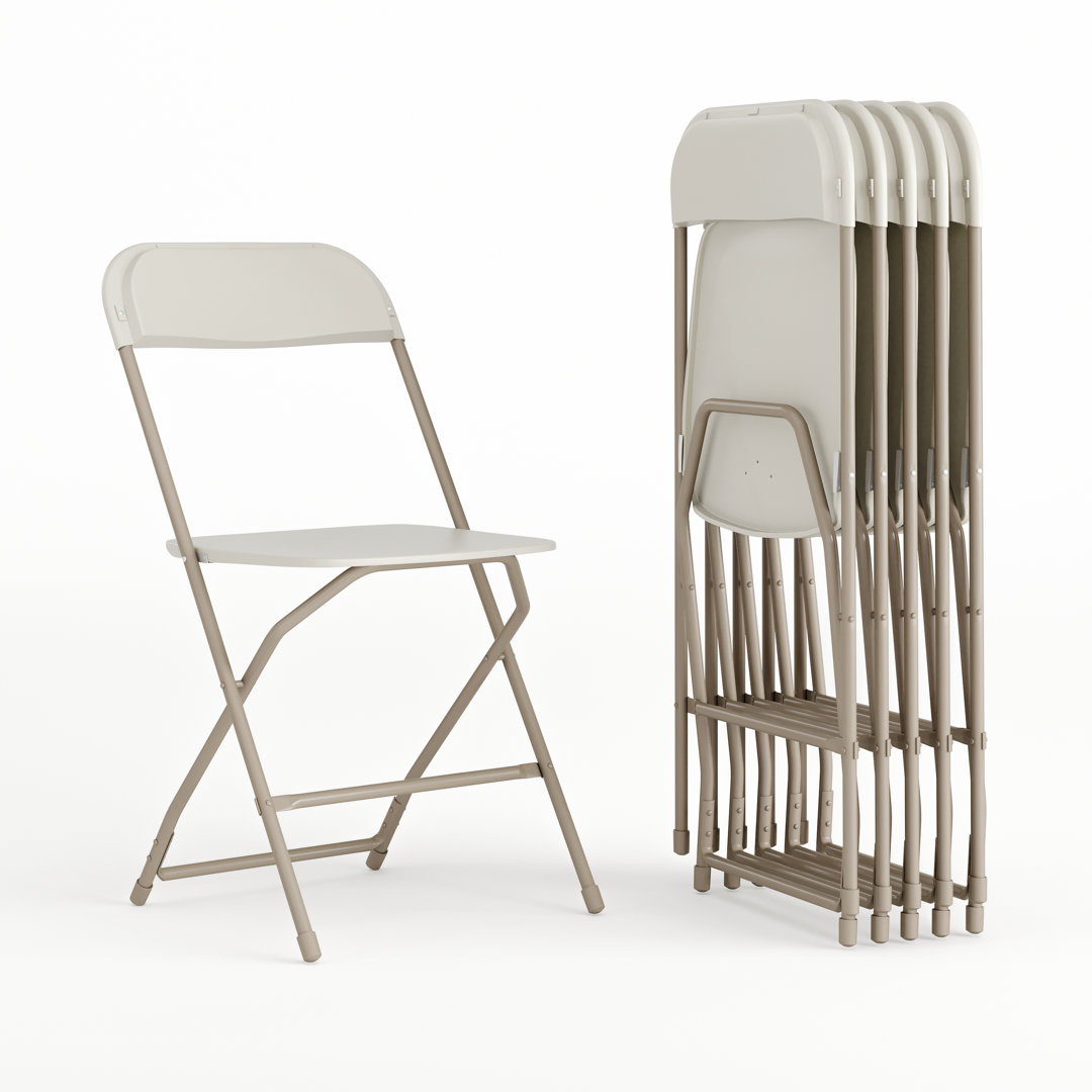 Armando Indoor/Outdoor Plastic Folding Event Chairs (Set of 6) Freeport Park® 