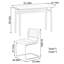 Bureau durable en cerisier et en rotin durable Oui Non