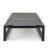 Adjustable Patio Chair Lounge - Black Mesh & Aluminum Modern Garden Chaise With Breathable Upholstery