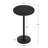 24.7" End Table Round Drink Tables Cocktail Bar Tables with Weighted Base-1796765098