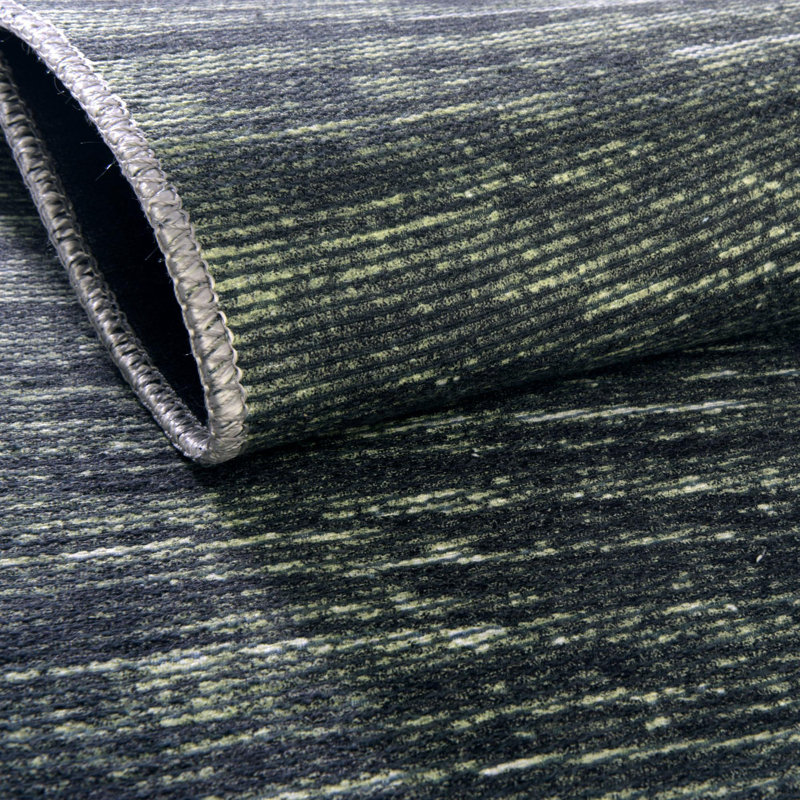 Tapis Montauk - vert, Tapis de couloir 2 pi 6 po x 14 pi