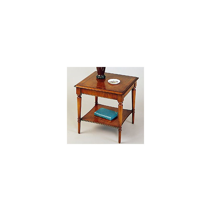 Tarporley Solid Wood End Table, Mahogany