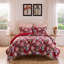 Ensemble de courtepointe 3 pièces Greenland Home Fashions Millie Garnet 105 x 95 + 20 x 36 (2)-109025720