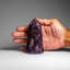 Véritable pointe de lépidolite polie de Madagascar (0,9 lb)