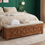 Banc d'entrée en bois massif de 63 pouces avec rangement à couvercle relevable,