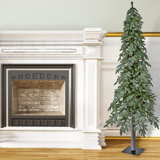 Lighted Artificial Spruce Christmas Tree