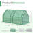 6' W x 3' D Greenhouse