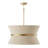 Cecilia 8 - Light Patinaed Brass Unique/Statement Pendant-1588480292