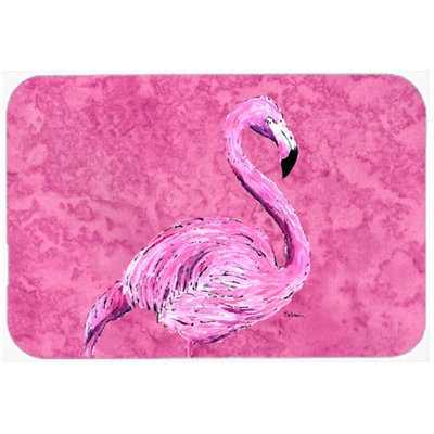 Planche à découper en verre flamant rose east urban home