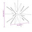 The Seasonal Aisle Christmas Light with LED 3 Pcs Foldable-15092801