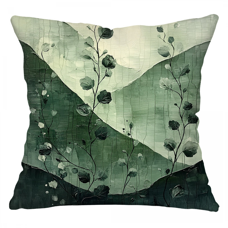 Coussin Floral Peaks, Carré 20 po