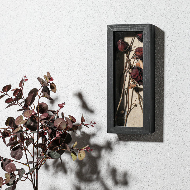 Shadow Box Frame 5X12.5 Shadow Box Pin Display Case Cabinet Picture Frame With Linen Back Memorabilia Awards Medals Bouquet Badge Wedding Memory Box For Keepsakes Black Small Narrow