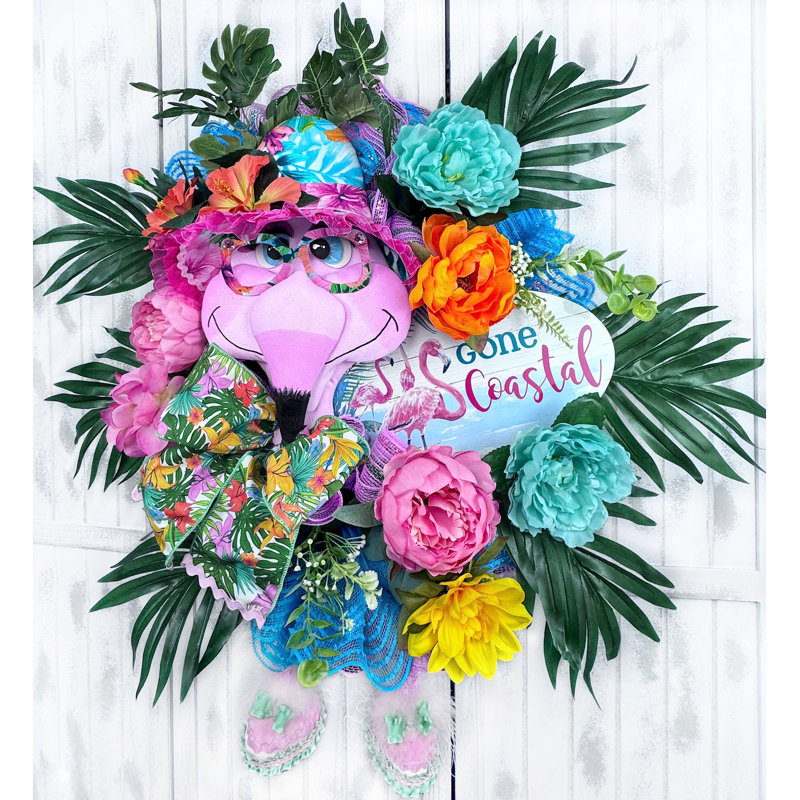 Couronne de flamant rose Gone Coastal