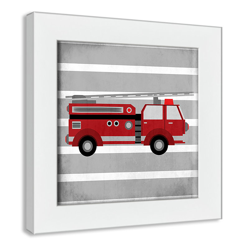 Adhésif décoratif en rouge 1 pi, H 8 po x l 8 po x P 0,6 po, Encadré plat blanc