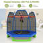 Costway Hexagon Backyard Trampoline with Safety Enclosure-72732063
