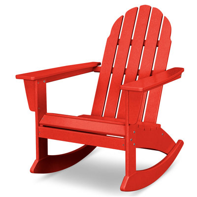 POLYWOOD® Vineyard Rocking Adirondack Chair