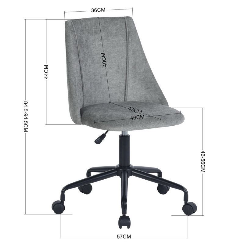 Feurstein Office Chair, Grey