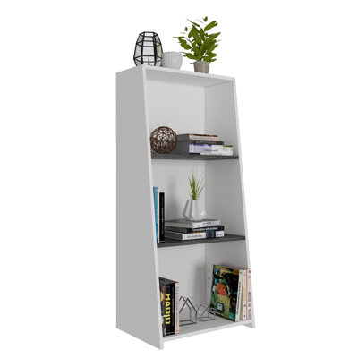 Dennielle 3 Shelf Bookcase