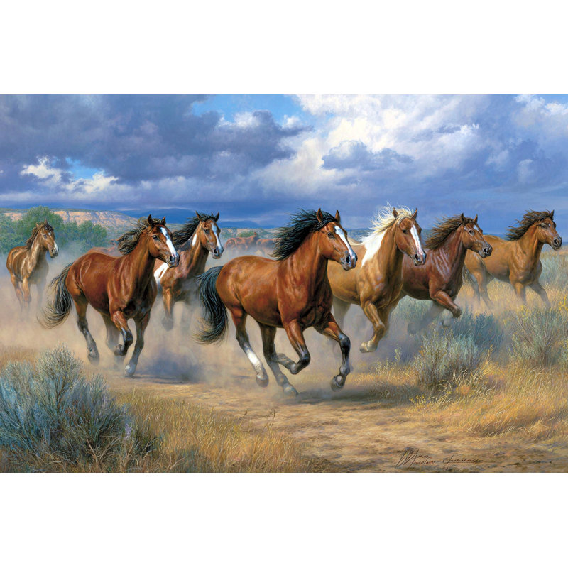 Art mural sur toile Field Rush, L 24 po x H 16 po x P 1,5 po