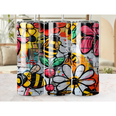 Choose Handmade Tumblers 591 mL Vacuum Insulated Stainless Steel (18/8) Travel Tumbler with Straw