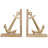 Wood Non-Skid Bookends