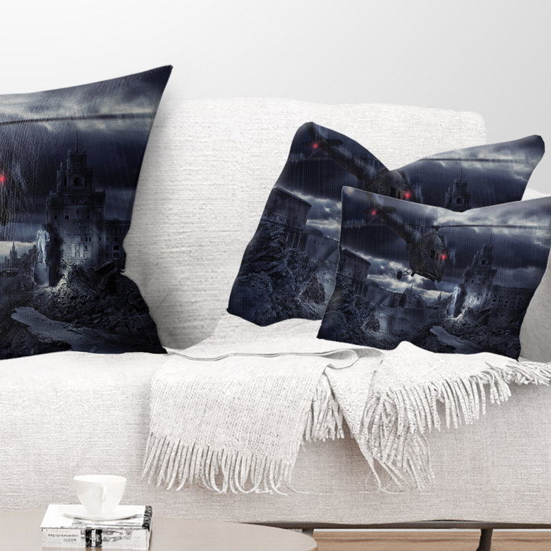Coussin lombaire de photographie au-dessus d’orage