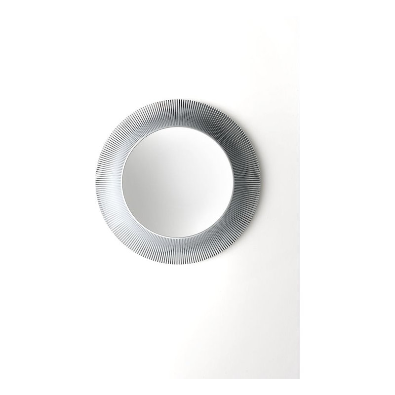 Kartell Flat Wall Mirror, Silver
