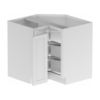 Kindwood Eco Shaker Ready-to-Assemble Lazy Susan Corner Base Cabinet
