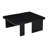 Modern Minimalist Coffee Table Set, Rectangle Coffee Table with Splicing Design, Multifunctional Combination Table for Living Room-1414012911