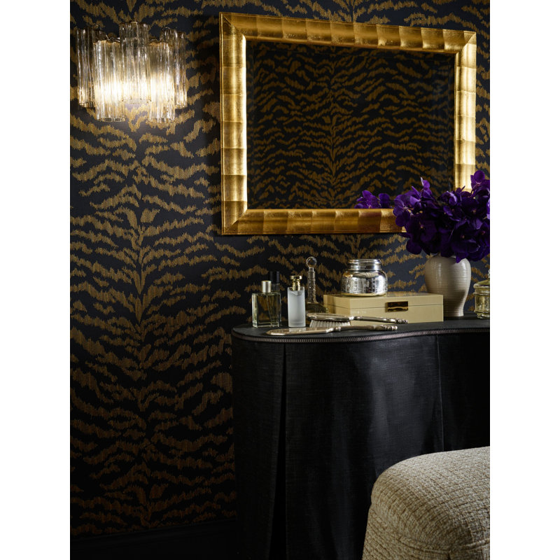 TIGRESS WALLCOVERING, Bronze/Black