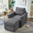 Upholstered Accent sofa with Ottoman-2028518479