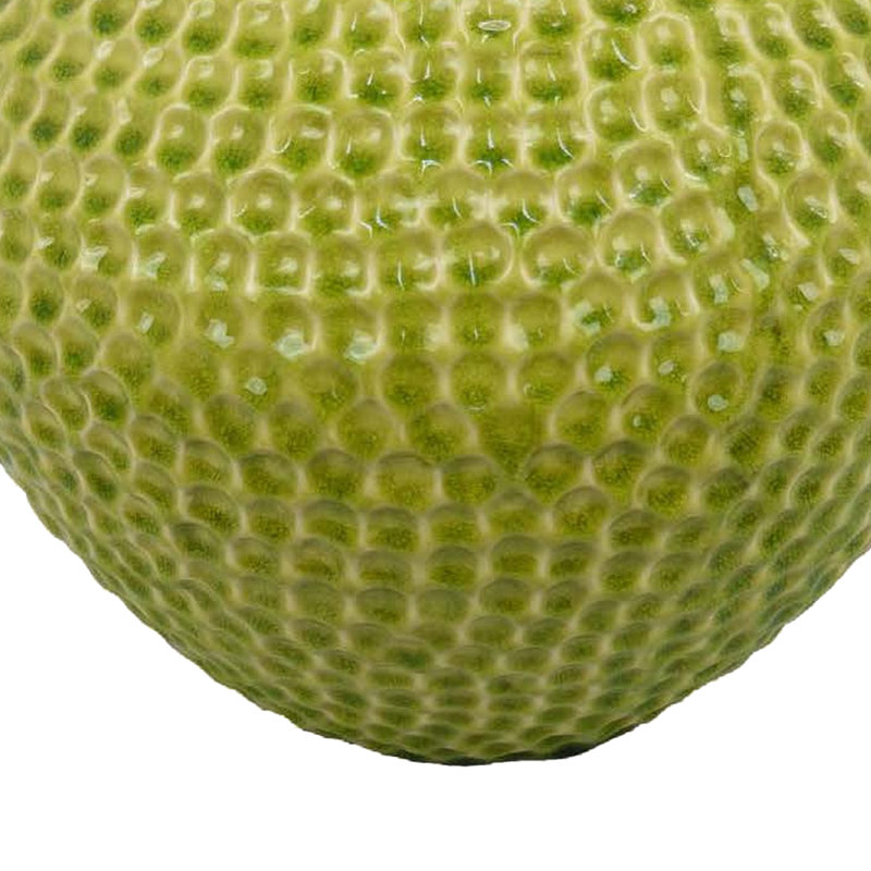 Evans Accent Vase, Embossed Textured Surface, Ceramic 14 Inch, Green