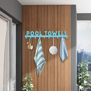 Porte-serviettes mural pour l'extérieur