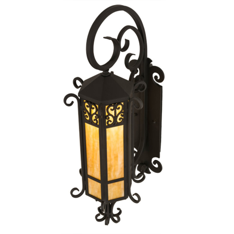 Caprice 1 - Light Armed Sconce, Beige, Wrought Iron