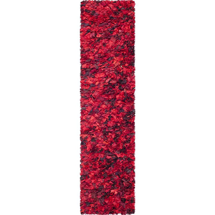 Godsey Shag Hand Woven Performance Solid Color Rug