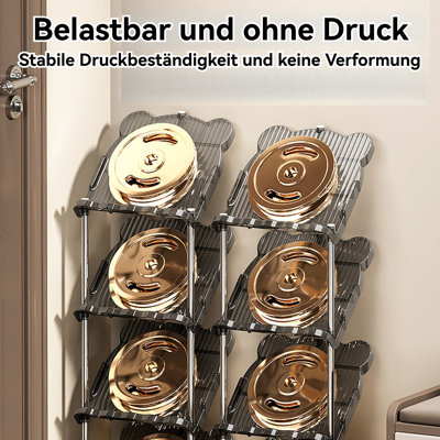 6 Pair Shoe Rack