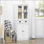 Garde-manger autoportant de 61 po, armoire de rangement de style traditionnel avec portes à fermeture douce, tablettes réglables et 2 tiroirs, pour le salon